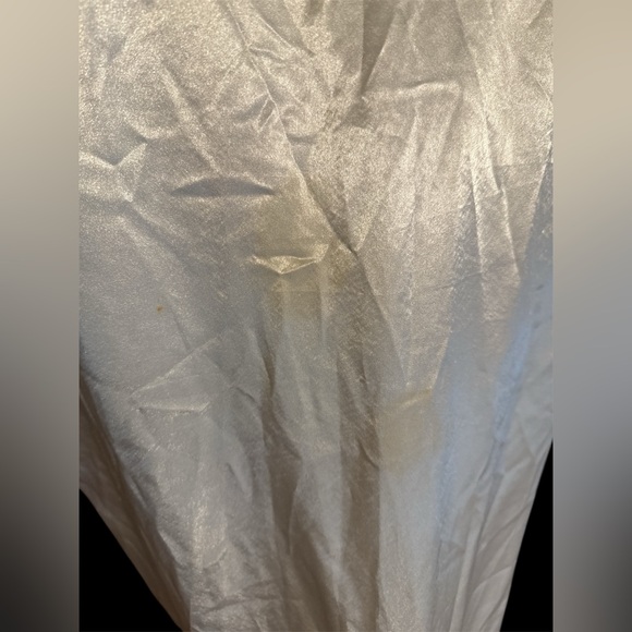 Vintage 1980s Victoria's Secret Ivory Lace Silk Sheer Button Up Bridal Lingerie - Picture 5 of 9